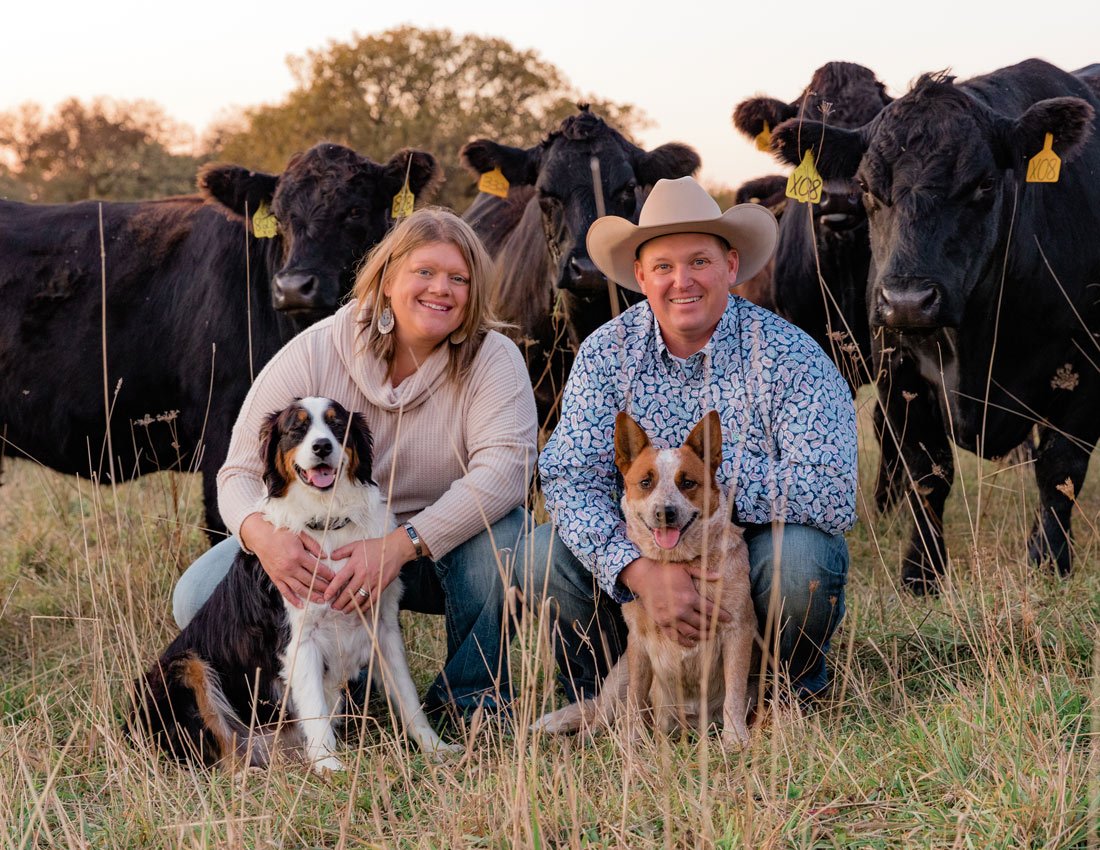 Family portraits with their cattle